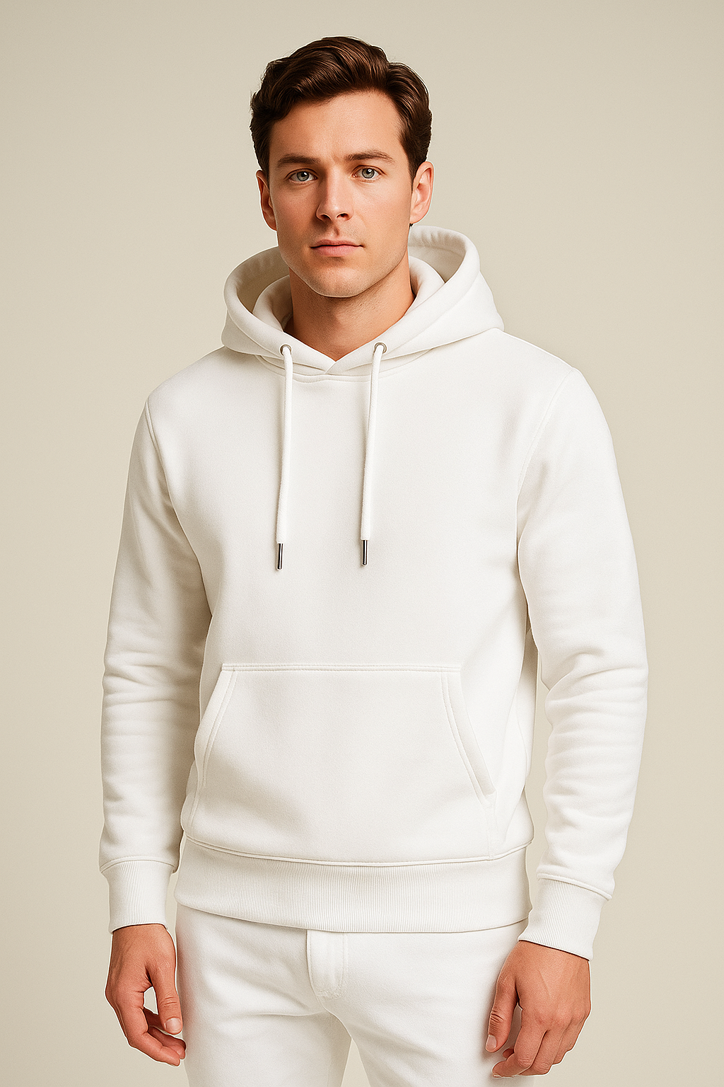 Fleece hooded sweatshirt