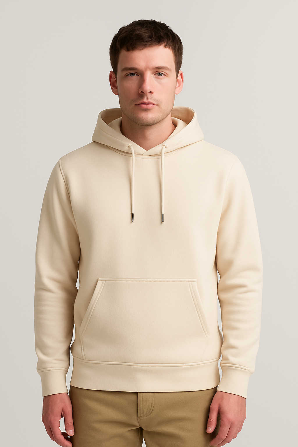 Fleece hooded sweatshirt