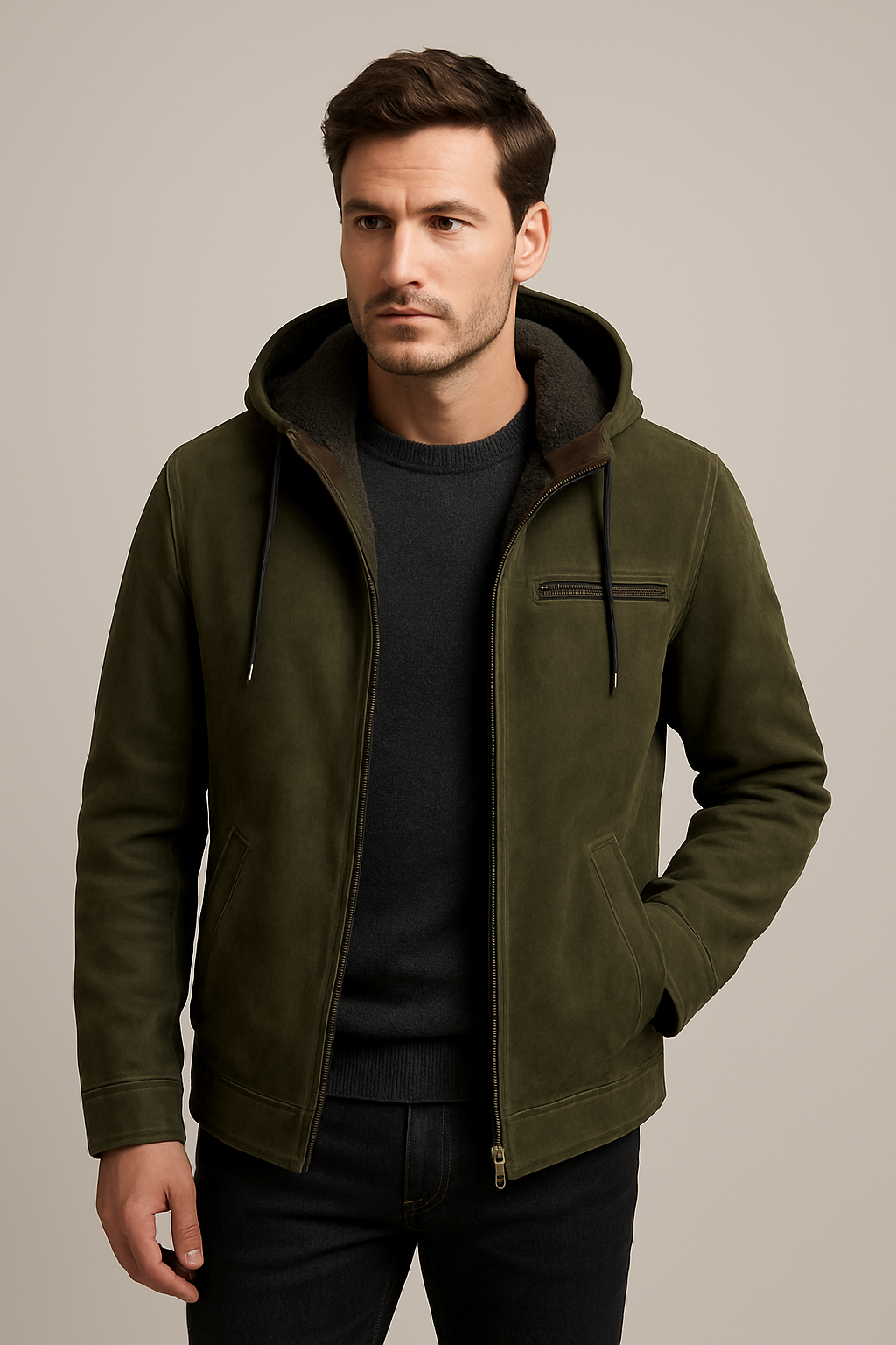 Cotton hooded Jacket