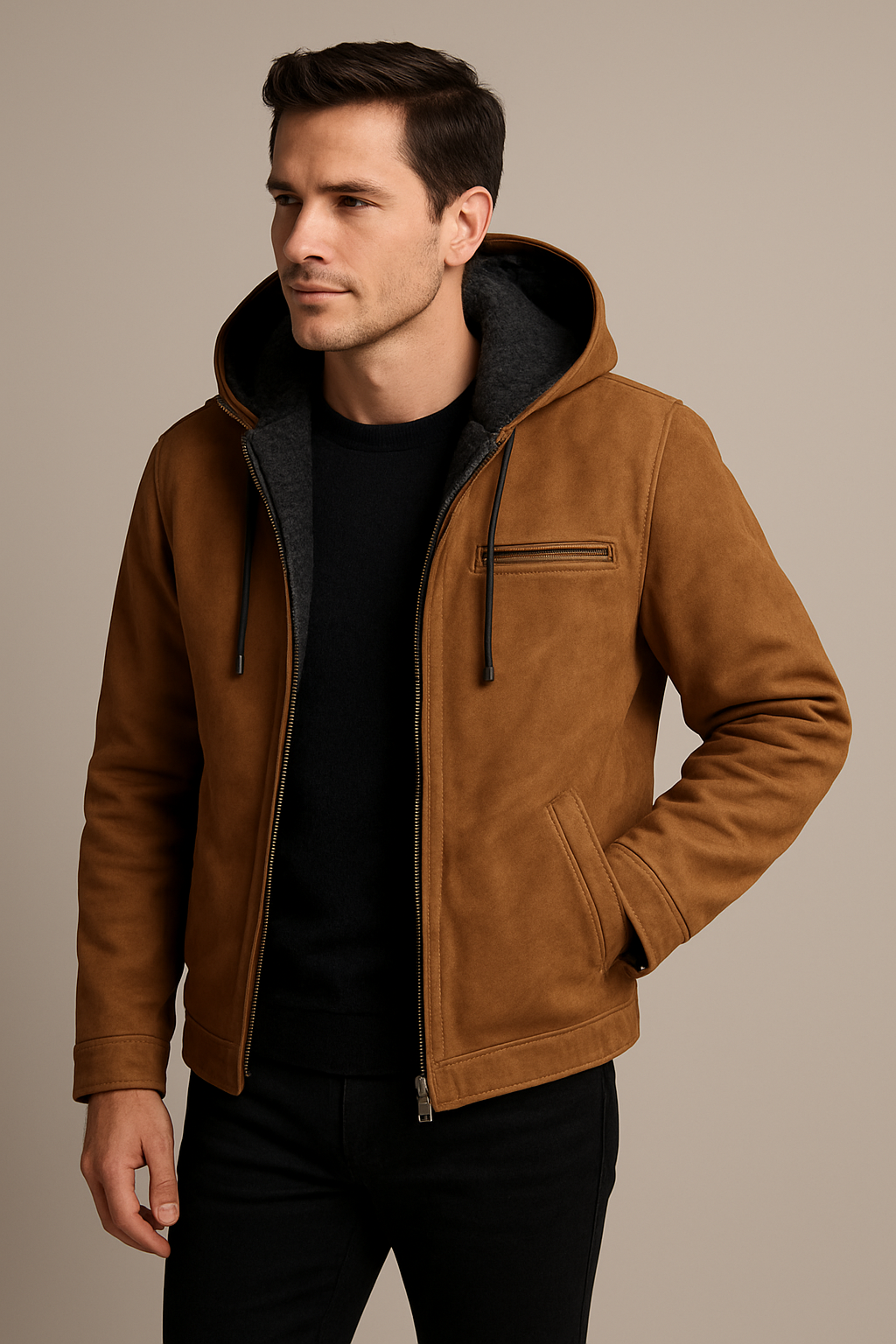 Cotton hooded Jacket