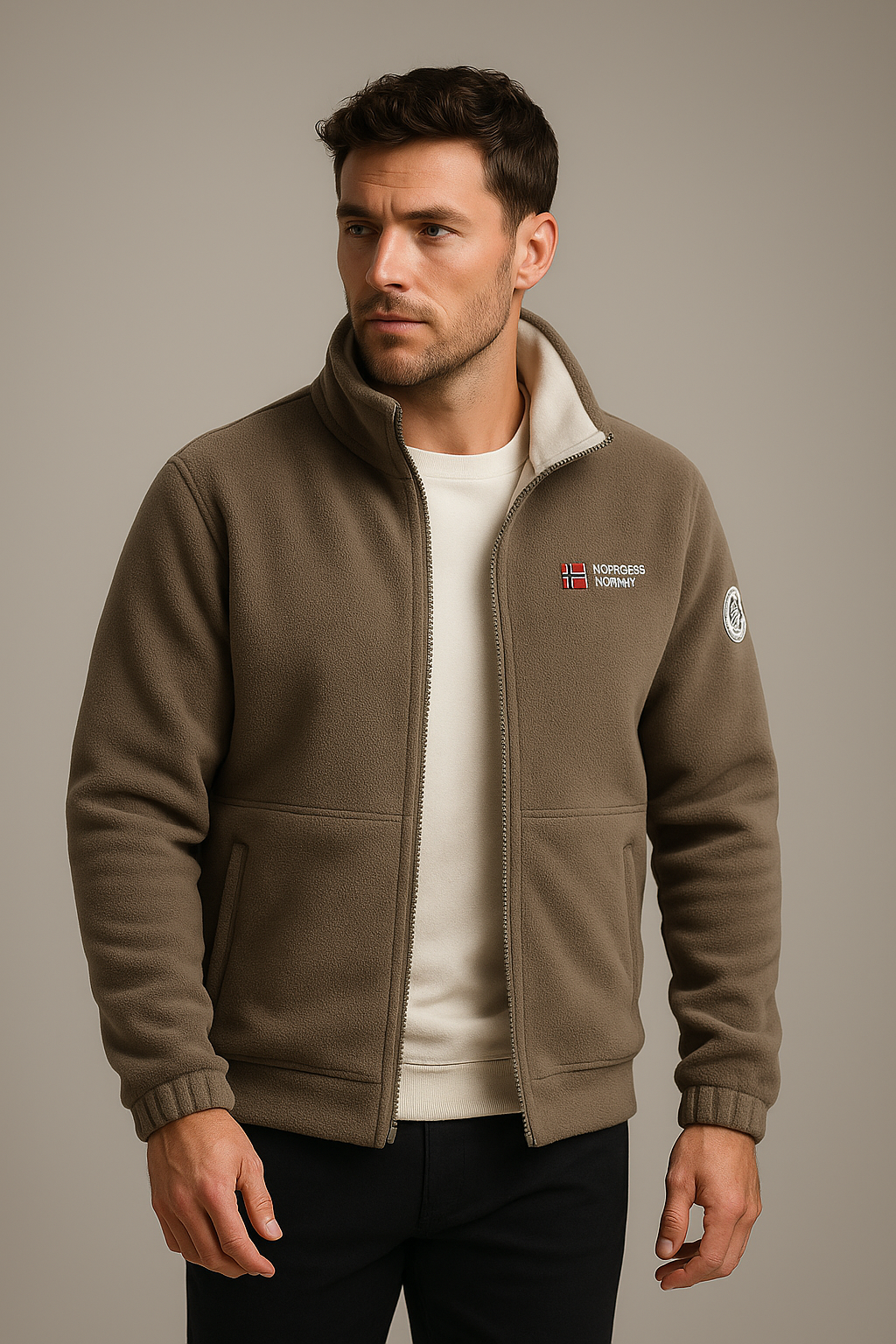 Sports fleece jacket