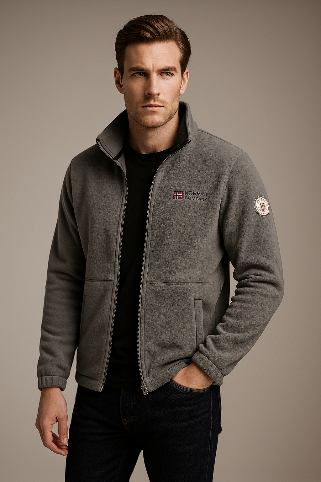 Sports fleece jacket
